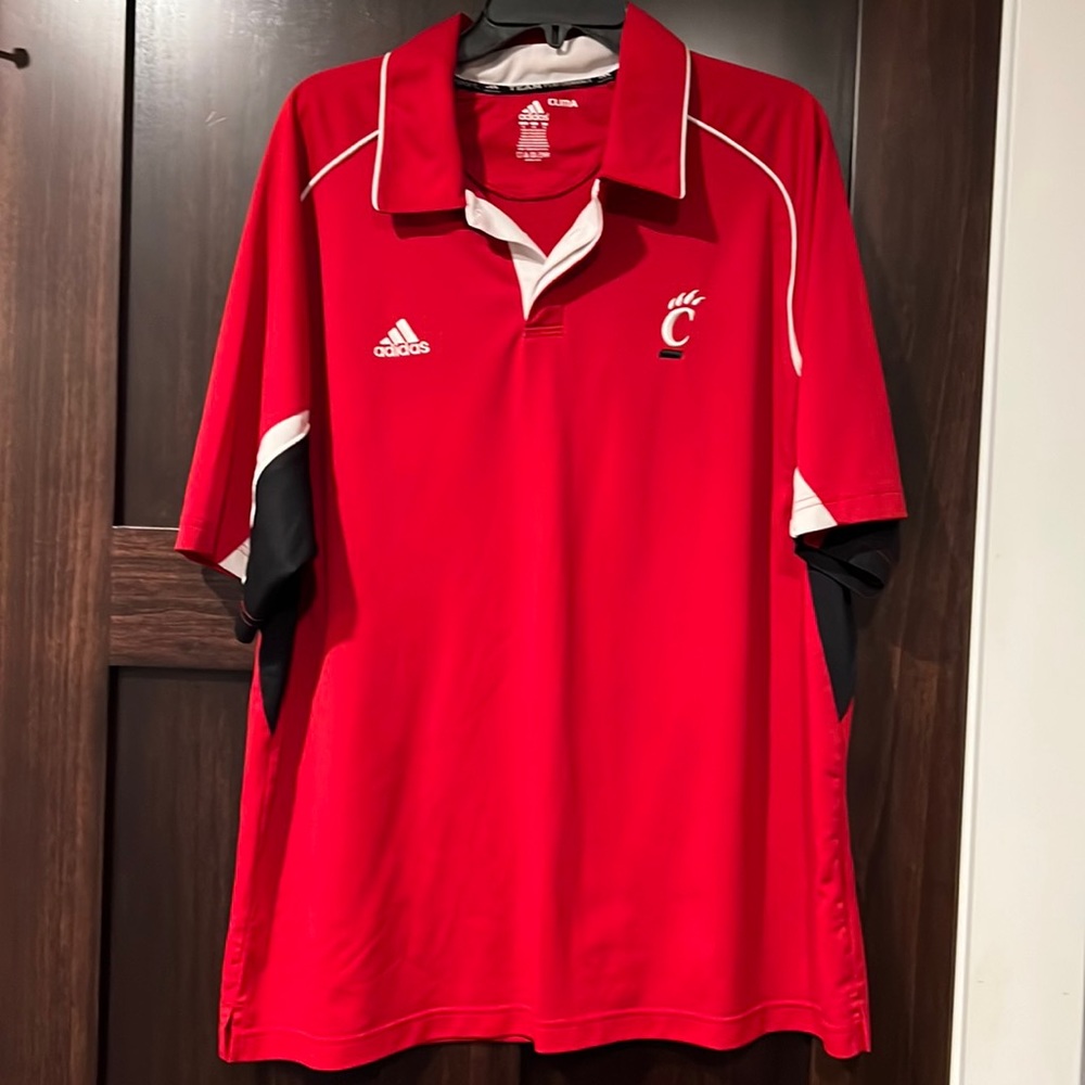 Men’s Adidas Cincinnati Bearcats polo shirt